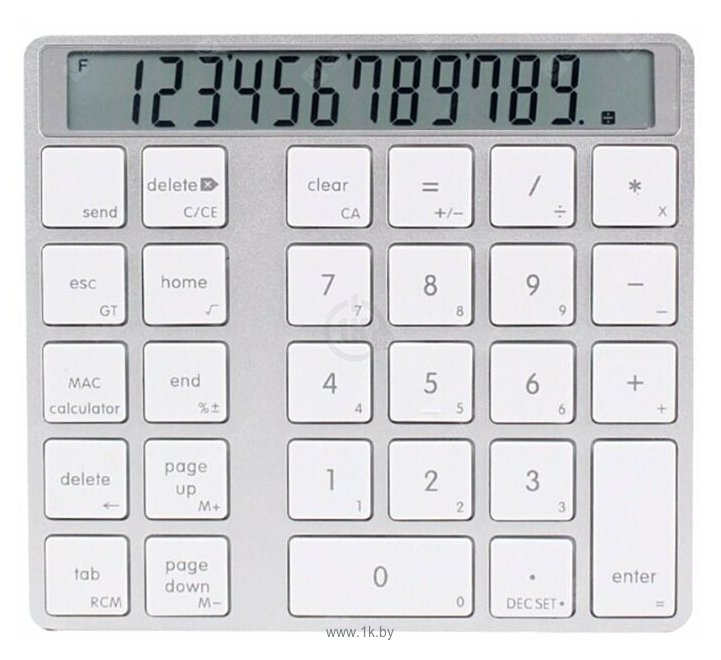 Фотографии XtremeMac Bluetooth Numpad Calculator Silver