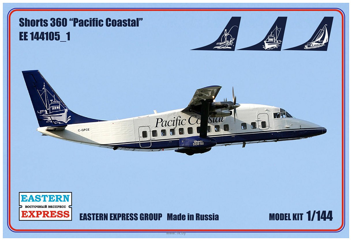 Фотографии Eastern Express Пассажирский самолет Short-360 Pacific Coastal EE144105-1