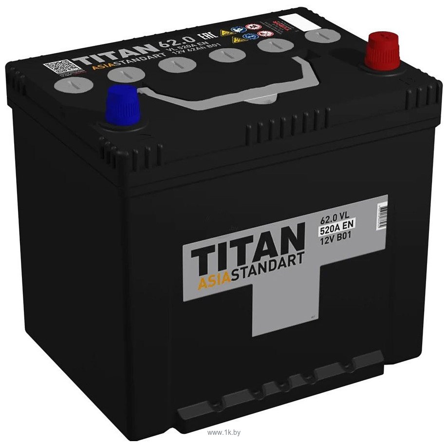 Фотографии Titan Asia Standart R+ (62Ah)