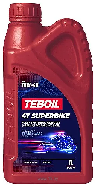 Фотографии Teboil 4T Superbike 10W-40 1л Фотографии Teboil 4T Superbike 10W-40 1л