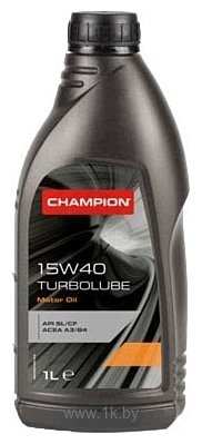 Фотографии Champion Turbolube 15W-40 1л