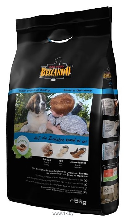 Фотографии Belcando Junior Maxi для щенков крупных и гигантских пород с 3 до 18 месяцев (5 кг)