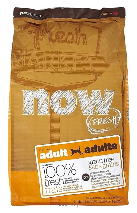 Фотографии NOW FRESH (5.45 кг) Grain Free Adult Dog Food Recipe