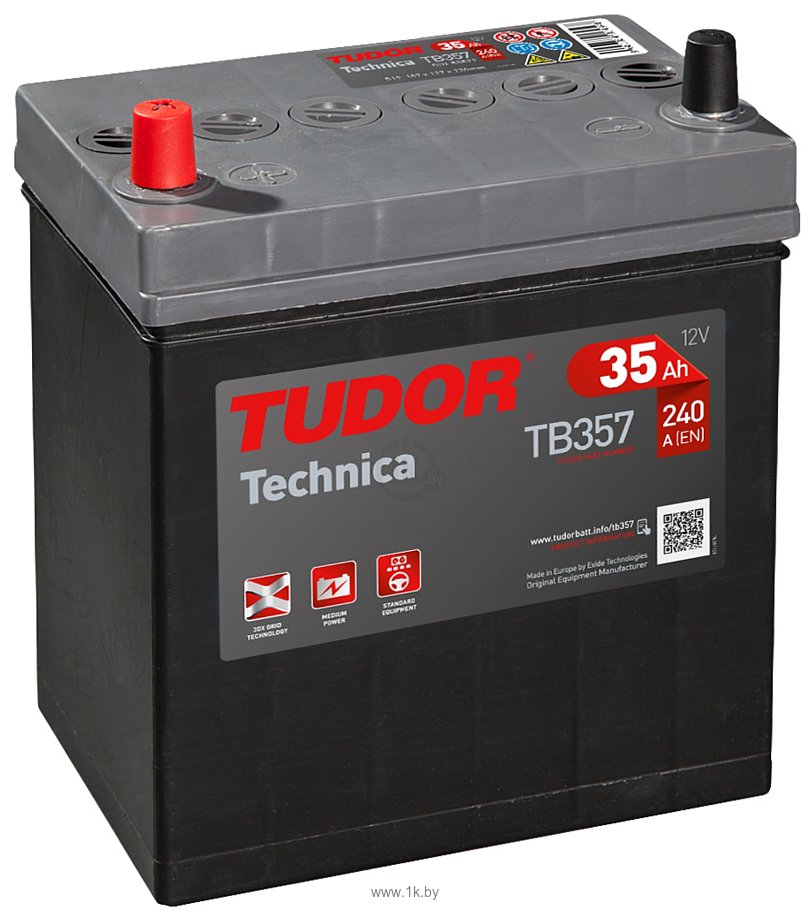 Фотографии Tudor Technica TB357 (35Ah)