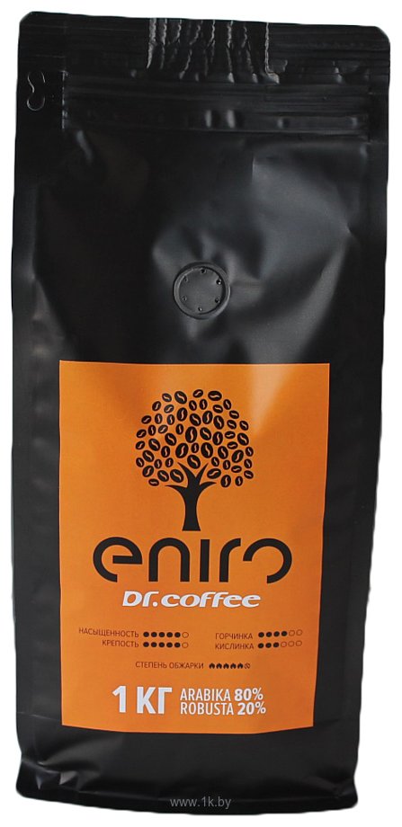 Фотографии Dr.Coffee Eniro 80% арабика зерновой 1 кг