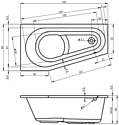 Riho Delta 150 без гидромассажа