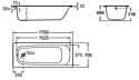 Roca Contesa 170x70