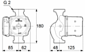 GRUNDFOS UPS 32-55 180 (95906409)