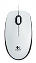 Logitech Mouse M100 910-001605 White USB
