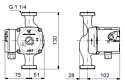 GRUNDFOS UPS 20-60 130