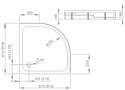 Radaway Rodos A Compact 90x90 (4P99155-03)