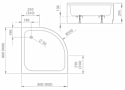 Radaway Samos A 90x90 (4S99300-03)