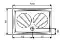 Ravak Galaxy Gigant Pro 120x80 (XA03G401010)