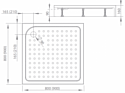 Radaway Rodos C 900 (4K99155-04)