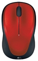 Logitech Wireless Mouse M235 Red-black USB