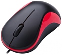 Oklick 115S Optical Mouse for Notebooks black-Red USB