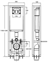 Система инсталляции для подвесного унитаза Ideal Standard W 3090 AC