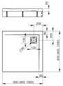 Radaway Argos C со съемной панелью 90x90 (4ACN99-02)