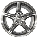 Sakura Wheels 3157 7x16/5x114.3 D73.1 ET38 Серый с полировкой