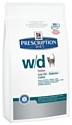 Hill's Prescription Diet W/D Feline Low Fat Diabetes Colitis dry (1.5 кг)