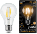 Gauss LED Filament A60 E27 8W 2700К (102802108)