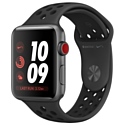 Apple Watch Series 3 Cellular 38mm Aluminum Case with Nike Sport Band