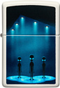 Zippo Classic Glow In The Dark Aliens Design 49487