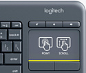 Logitech K400 Plus black (без кириллицы)