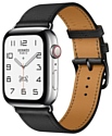 Apple Watch Herms Series 6 GPS + Cellular 44mm Stainless Steel Case with Single Tour