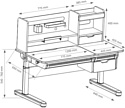 Fun Desk Sentire II (розовый)