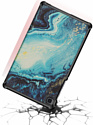 JFK Smart Case для Samsung Galaxy Tab A8 10.5 2021 (морской мрамор)