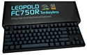 Leopold FC750R Cherry MX Blue black USB+PS/2