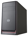 Cooler Master MasterBox E300L (MCB-E300L-KN5N-B00) w/o PSU Black/red