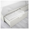 Ikea Бримнэс 200x160 (4 ящика, белый, без основания) 192.107.34