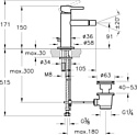 Vitra Origin Bidet Mixer A4255936