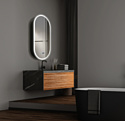 Silver Mirrors  Soho-Black 500x1000 LED-00002612