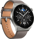 HUAWEI Watch GT 3 Pro Titanium 46mm (кожаный ремешок)