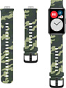 Rumi силиконовый для Huawei Watch FIT, Watch FIT Elegant (зеленый камуфляж)