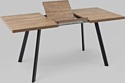 Stool Group Plain 116-158x74 (дуб ан/черный)