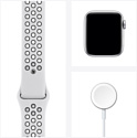 Apple Watch SE Nike 40mm (алюминий серебристый/чистая платина)