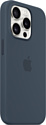 Apple MagSafe Silicone Case для iPhone 15 Pro (синий шторм)