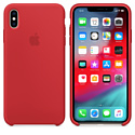 Apple Silicone Case для iPhone XS Max Red