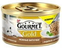 Gourmet (0.085 кг) 1 шт. Gold Нежные биточки с индейкой и шпинатом