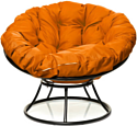 M-Group Папасан 12010407 (черный/оранжевая подушка)