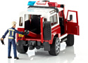 Bruder Land Rover Defender Station Wagon fire department 02596