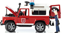 Bruder Land Rover Defender Station Wagon fire department 02596