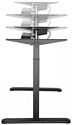 ErgoSmart Electric Desk 1360x800x36 мм (дуб натуральный/черный)