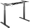 ErgoSmart Electric Desk 1360x800x36 мм (дуб натуральный/черный)