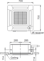 Fujitsu AUYG18LVLB/UTG-UFYD-W