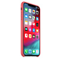 Apple Leather Case для iPhone XS Max Peony Pink
